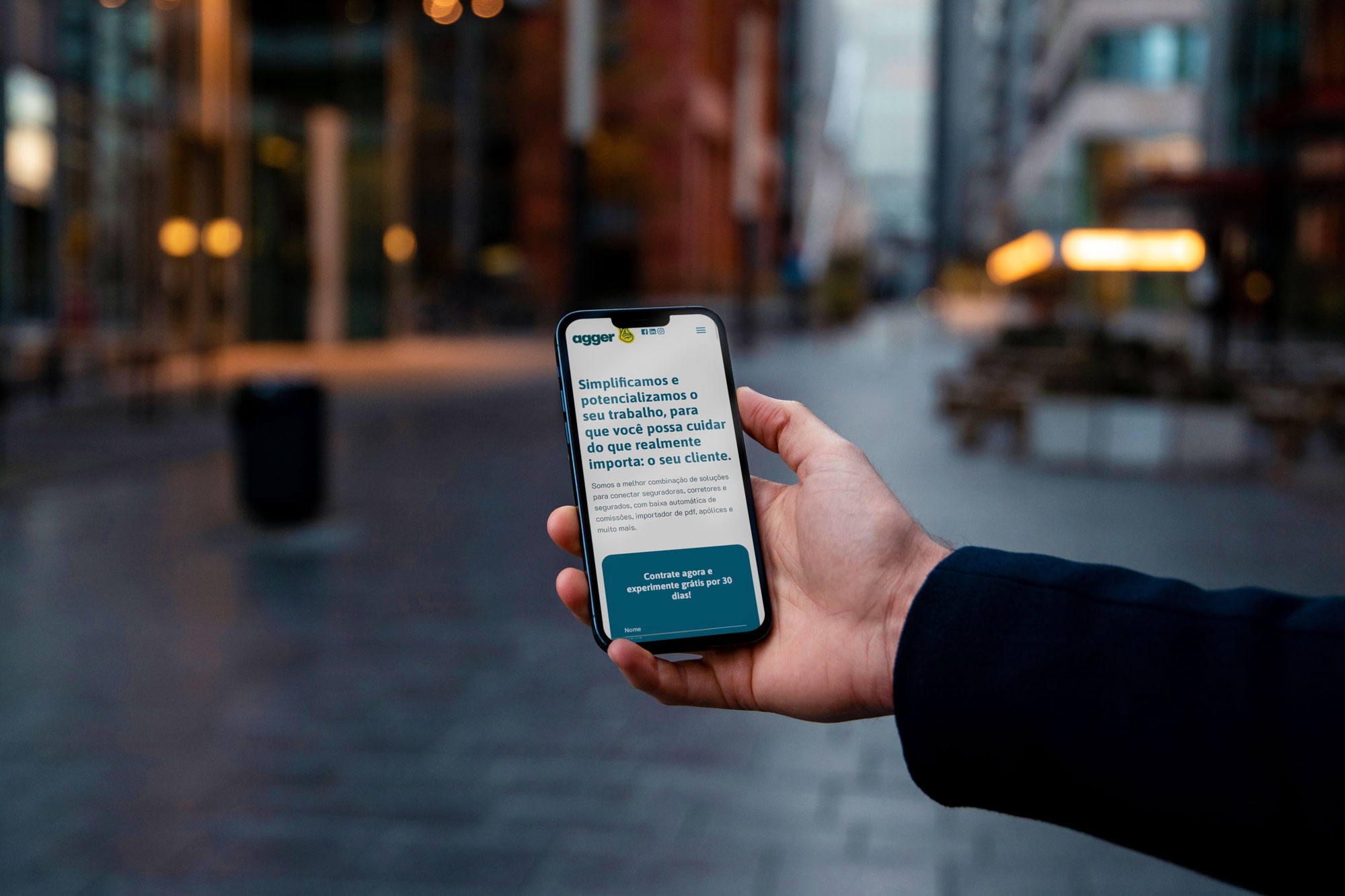 The digital fox desenvolvimento site agger mobile 01a
