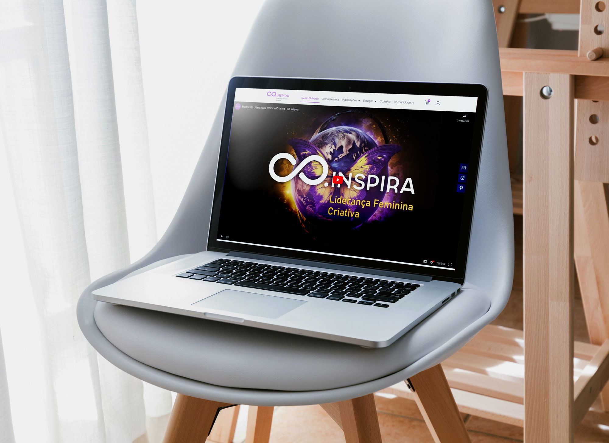 The digital fox desenvolvimento site coinspira desktop 01a